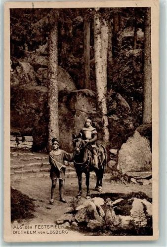Luisenburg 1914 Zur Jahrhundertfeier der Befreiungskriege Bergfestspiel Die Losburg