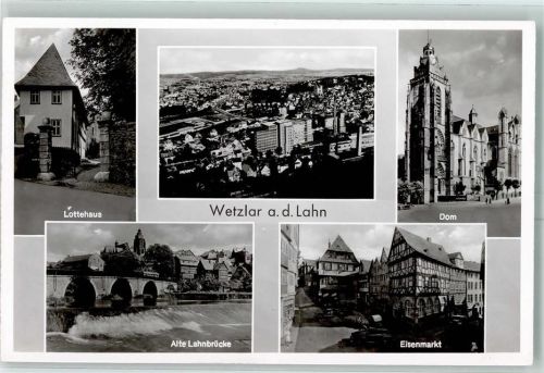Wetzlar Dom Eisenmarkt Lottehaus Alte Lahnbrücke