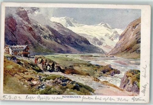 Kaprun 1903 Hotel Mooserboden Kaprunerthal AK