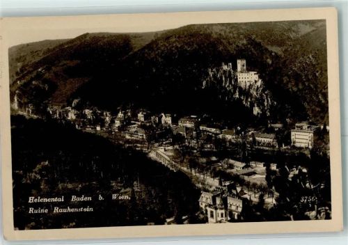 Baden 1942 Burg Ruine Rauhenstein Feldpost WK II