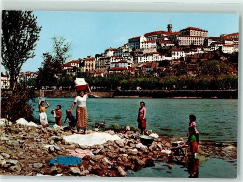 Coimbra Lacadeiras no Mondego Waschfrauen