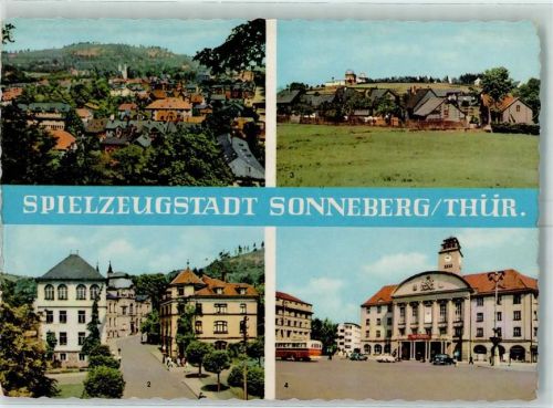 Sonneberg Beethovenstraße Deutsches Spielwarenmuseum Sternwarte Platz der Republik