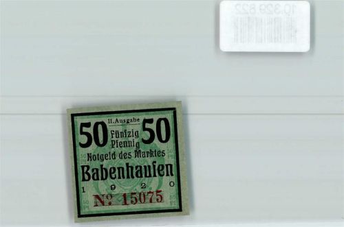 Babenhausen 50 Pfennig 1920