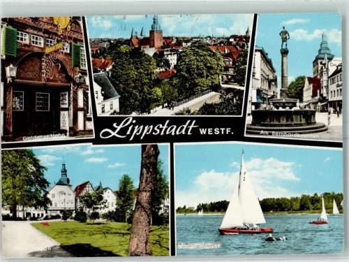 Lippstadt Gasthaus Goldener Hahn Bernhardbrunnen Margaretensee