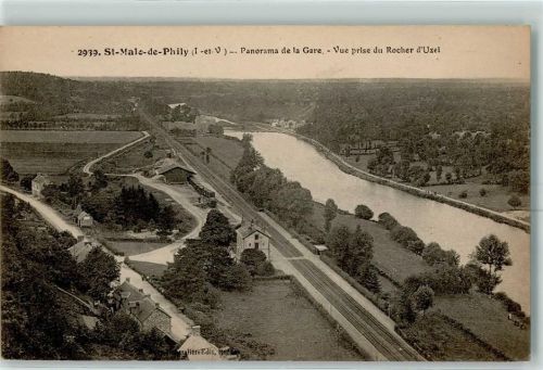 Saint-Malo-de-Phily 1918 Eisenbahnb