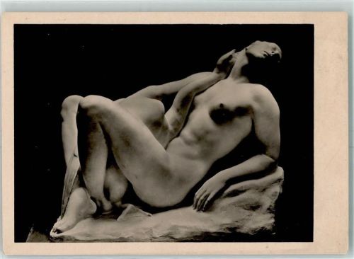 HDK Photo Hoffmann Erotik Leda mit dem Schwan AK