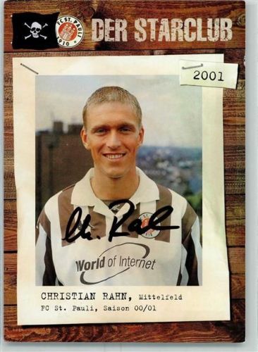Hamburg Autogrammkarte Christian Rahn FC St. Pauli sign.