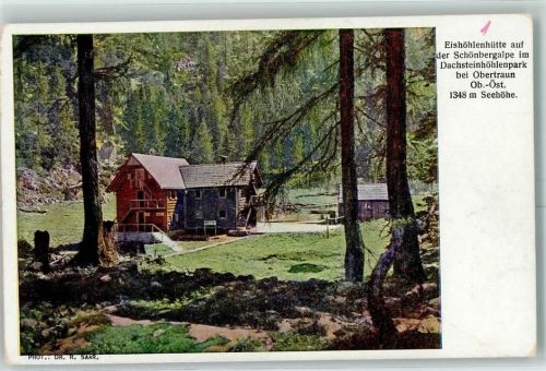 Schönbergalm Beschreibung aufgeklebt Eishöhlenhütte Gasthaus