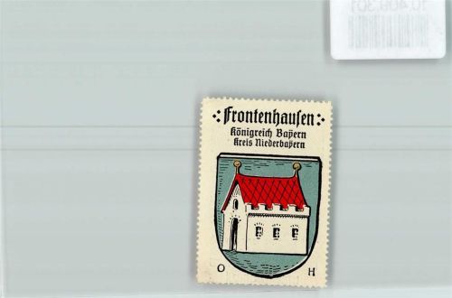 Frontenhausen Vignette Wappen Kaffee Hag ca 1920-1940