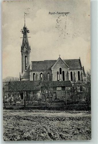 Pontfaverger-Moronvilliers 1915 Kirche Feldpost WK I