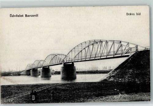 Pecs Brücke über die Drava Barcsrol