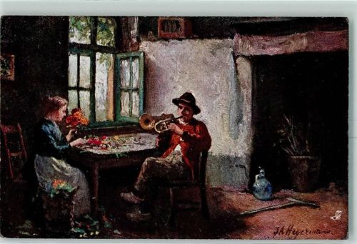 sign. J.A. Heyermans Tucks Serie 1529