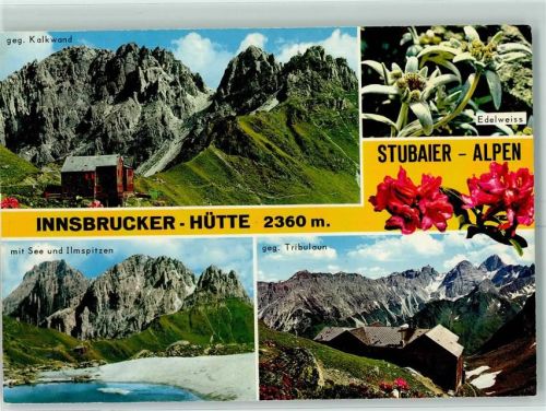 Innsbrucker Hütte 1985 Beschreibung aufgeklebt
