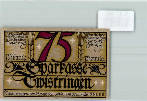 Twistringen Notgeld