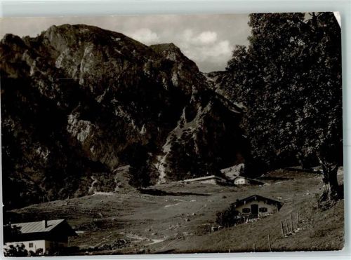 Schleching Berggasthof Wuhrsteinalm mit Breitenstein Hüttenstempel