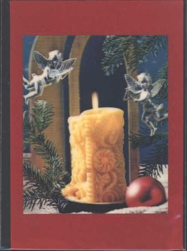 Weihnachtskerze Engel