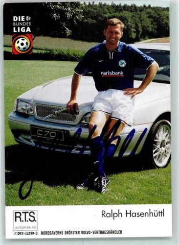 Ralph Hasenhüttl Greuther Fürth , sign.