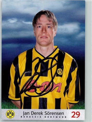 Dortmund Autogrammkarte Jan Derek Sörensen Borussia Dortmund BVB 09 sign.
