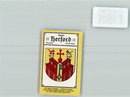 Herford Vignette Wappen Kaffee Hag ca 1920-1940