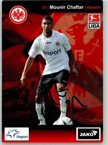 Frankfurt Mounir Chaftar Eintracht Frankfurt , sign.