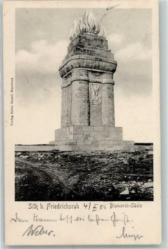 Silk, Blockstelle 1908 Bismarck-Säule