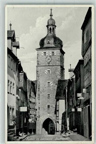 Buchen Stadtturm Bahnpost Zug 13