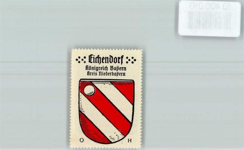 Eichendorf Vignette Wappen Kaffee Hag ca. 1910
