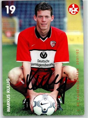 Kaiserslautern Autogrammkarte MArkus Kullig 1. FC Kaiserslautern sign.
