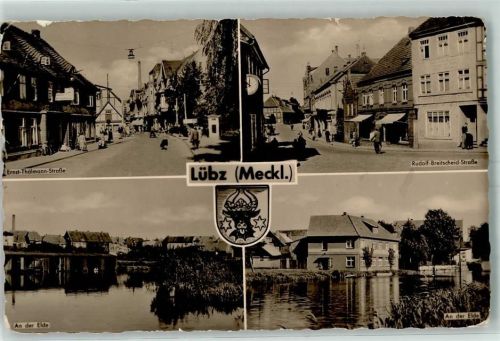 Lübz Rudolf Breitscheid Straße Ernst Thälmann Straße