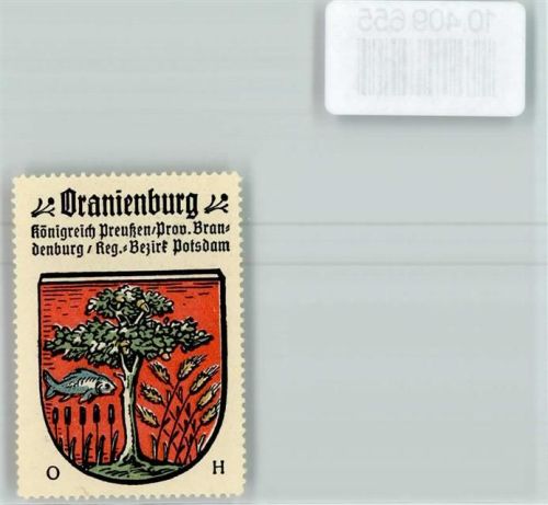 Oranienburg Vignette Wappen Kaffee Hag ca 1920-1940