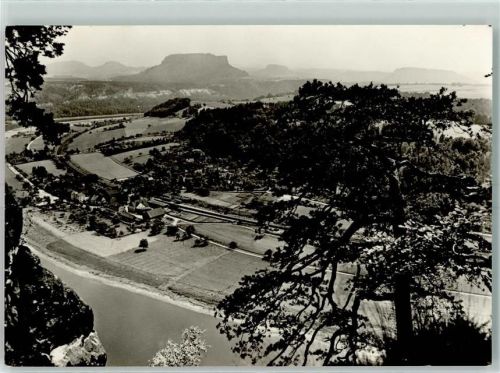 Rathen Kurort Blick von der Bastei