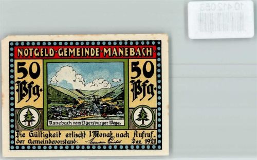 Manebach Notgeld