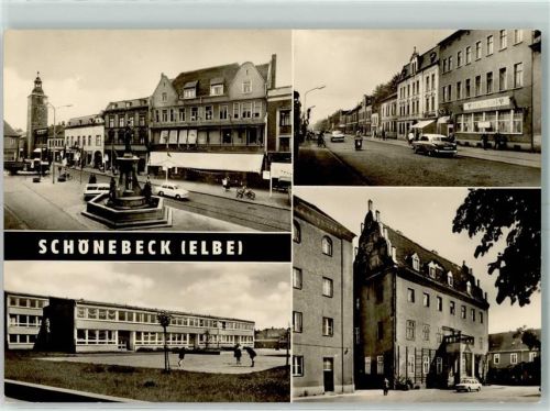 Schönebeck Platz d. Deutsch-Sowjetischen Freundschaft Polytechnische Oberschule Leninstraße Pflegeheim