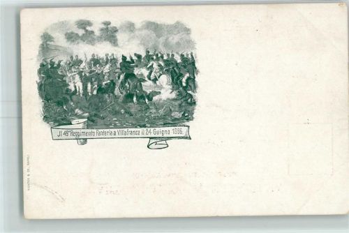 49. Regiment Fanteria a Villafranca 1866 AK