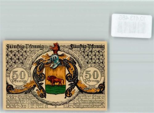 Schleiz Notgeld Johann Friedrich Böttger