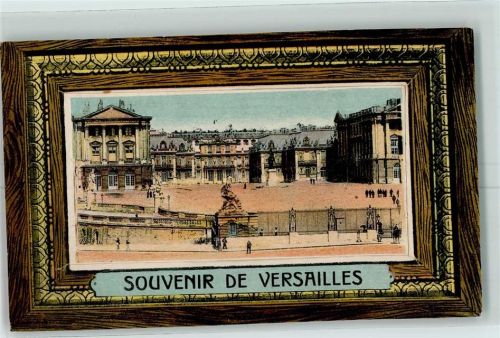 Versailles Schmuckrahmen Leporello AK
