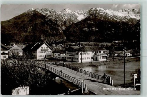 Eschenlohe Hoher Kiste Bahnpost München-Mittenwald Zug 1369