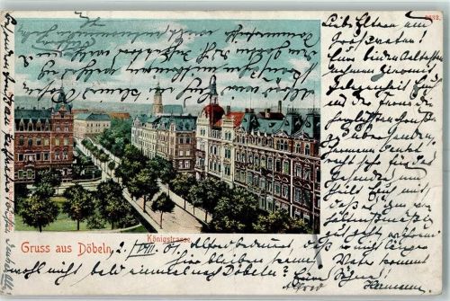 Döbeln 1901 Königstraße