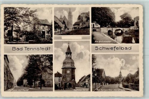 Bad Tennstedt Kurhaus Goethebad Rathaus Osthöver Turm Brückentor