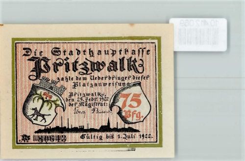 Pritzwalk Notgeld