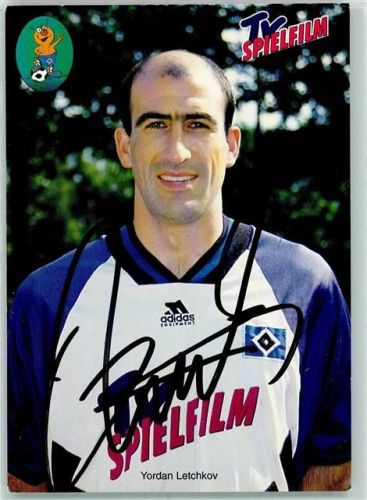 Hamburg Yordan Letchkov Hamburger SV Autogramm