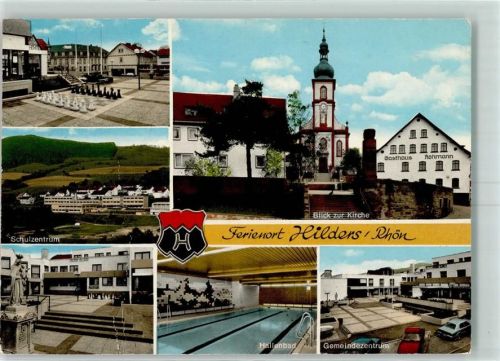 Hilders Gasthaus Hohmann Schwimmbad Schulzentrum Freiluftschach Gemeindezentrum
