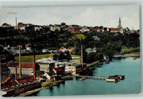 Leisnig Mulde Industriegebäude