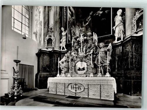 Waldsassen Stiftskirche Hochaltar Kugel-Tabernakel