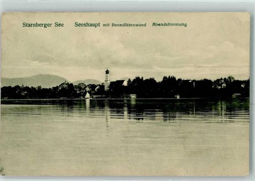 Seeshaupt Starnberger See Benediktenwand
