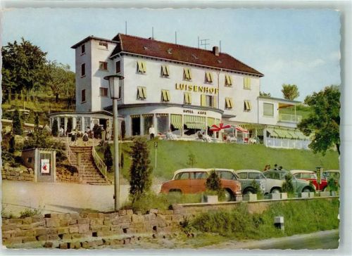 69502 W6944 Hemsbach , Bergstr - Gasthaus Luisenhof