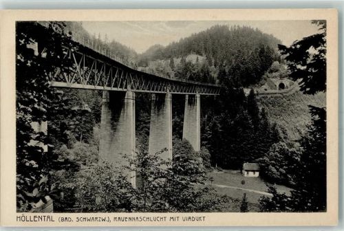 Höllental Ravannaschlucht Eisenbahnviadukt