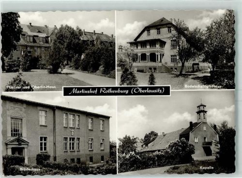 Rothenburg Martinshof Fliedner u. Oberlin Haus Bodeschwingh Haus Brüderhaus Kapelle