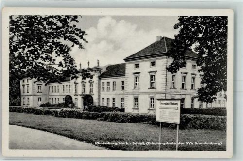 Rheinsberg Schloss Erholungsheim der SVA Brandenburg