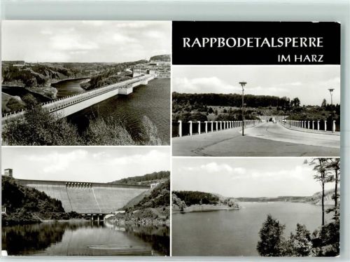 Elbingerode Rappbodetalsperre Staumauer